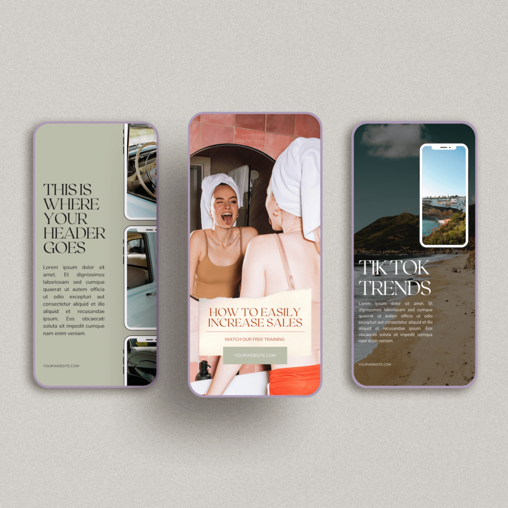 Boho Instagram Canva Template Pack Bundle | Brand & Bloom