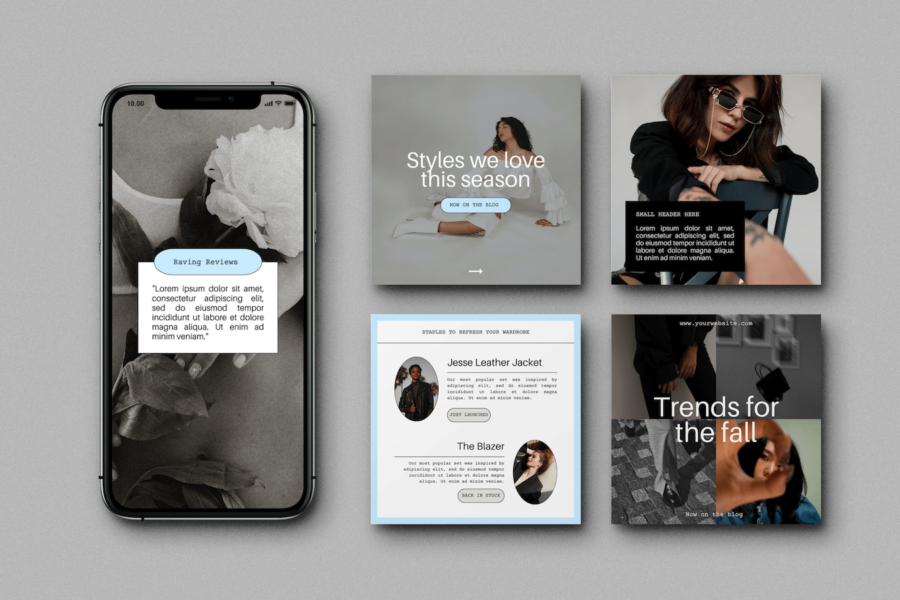 Modern Canva Instagram Template Pack Bundle | Brand & Bloom