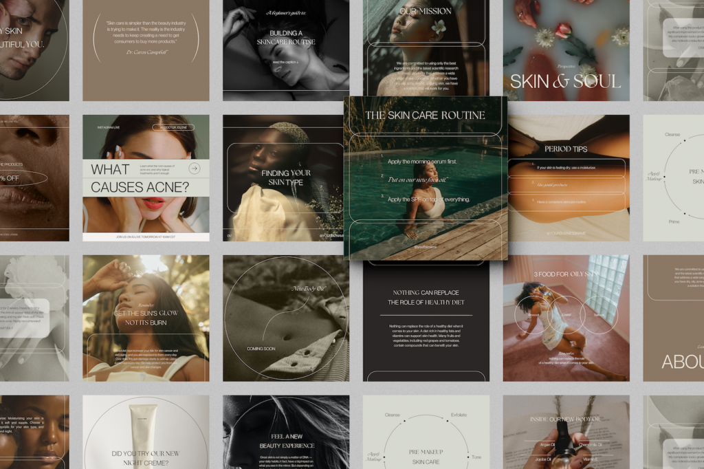 Luxury Social Media Templates | Brand & Bloom