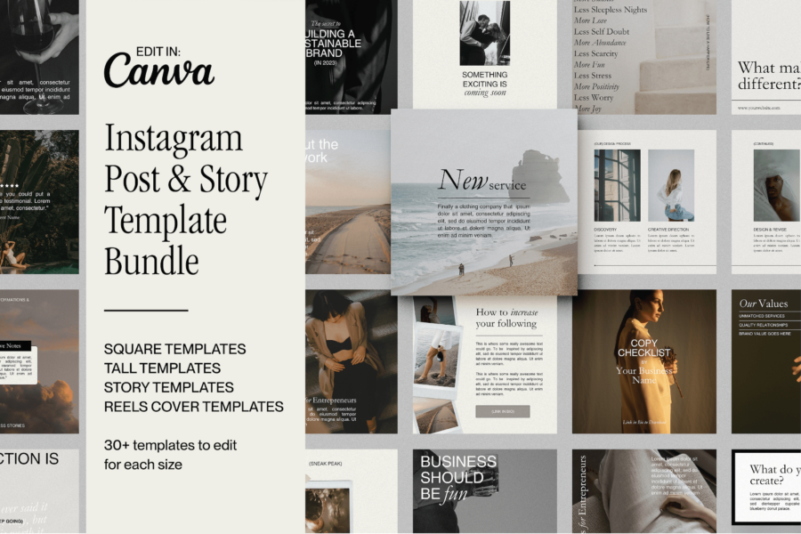 Aesthetic Social Media Templates Pt. 2 | Brand & Bloom