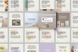 Instagram Carousel Template Bundle | Brand & Bloom