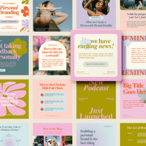 Colorful Social Media Templates